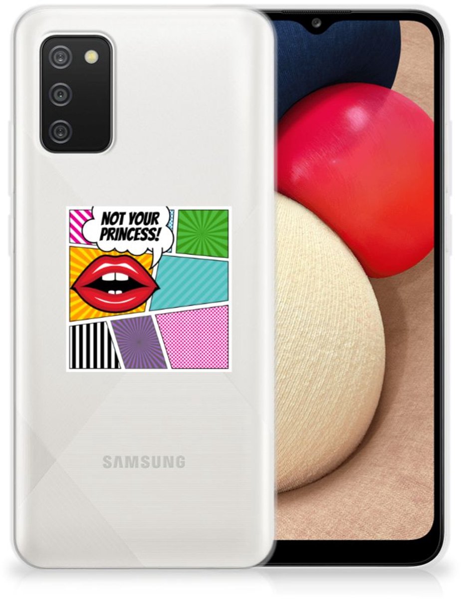Samsung Galaxy A02s Silicone Back Cover Popart Princess