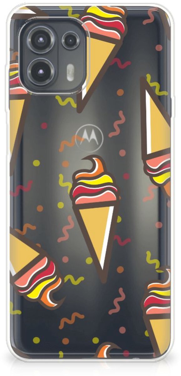 Motorola Edge 20 Lite Siliconen Case Icecream