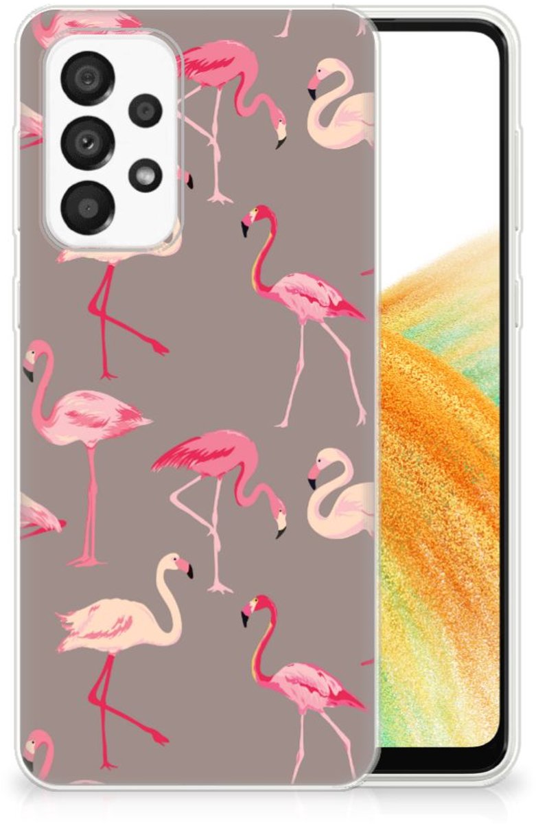 Samsung Galaxy A33 5G TPU Hoesje Flamingo