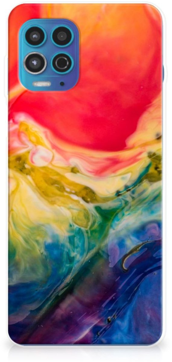 Hoesje maken Motorola Moto G100 Watercolor Dark