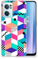 Coque en TPU OnePlus Nord CE 2 5G Phone Case Blocs Colorful