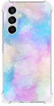 Coque Samsung Galaxy A54 Anti Shock Case avec bord transparent Watercolour Light