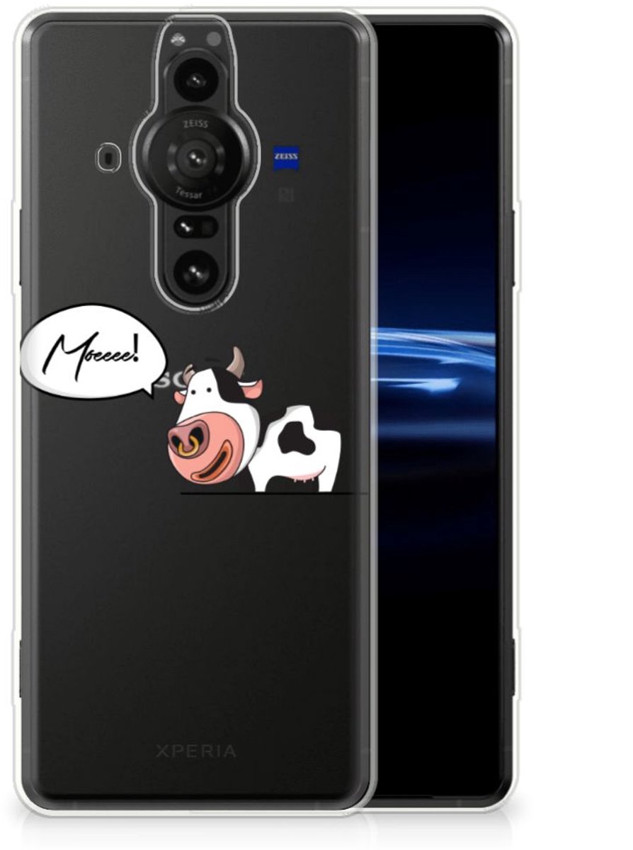 Sony Xperia Pro-I Telefoonhoesje met Naam Cheeky Cow