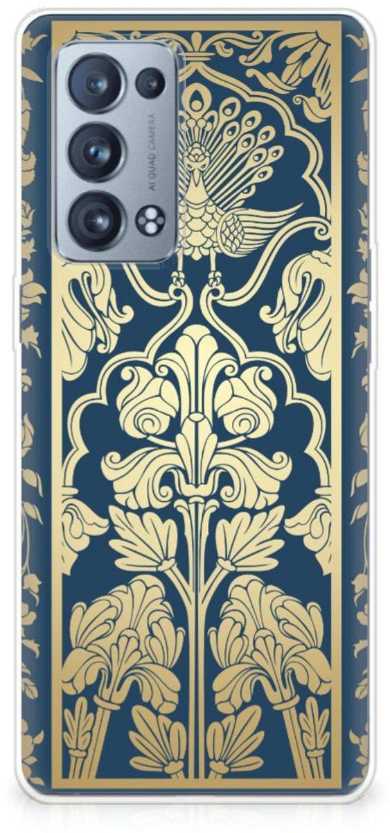 OPPO Reno 6 Pro Plus 5G TPU Case Beige Flowers