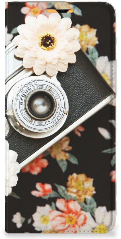 Couverture de livre OPPO A15 Smart Cover Appareil photo Vintage