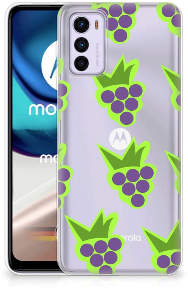 Motorola Moto G42 Siliconen Case Druiven