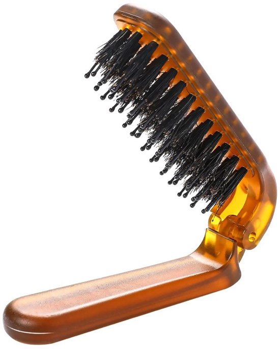 Mini anti-klit haarborstel – opvouwbaar – reis