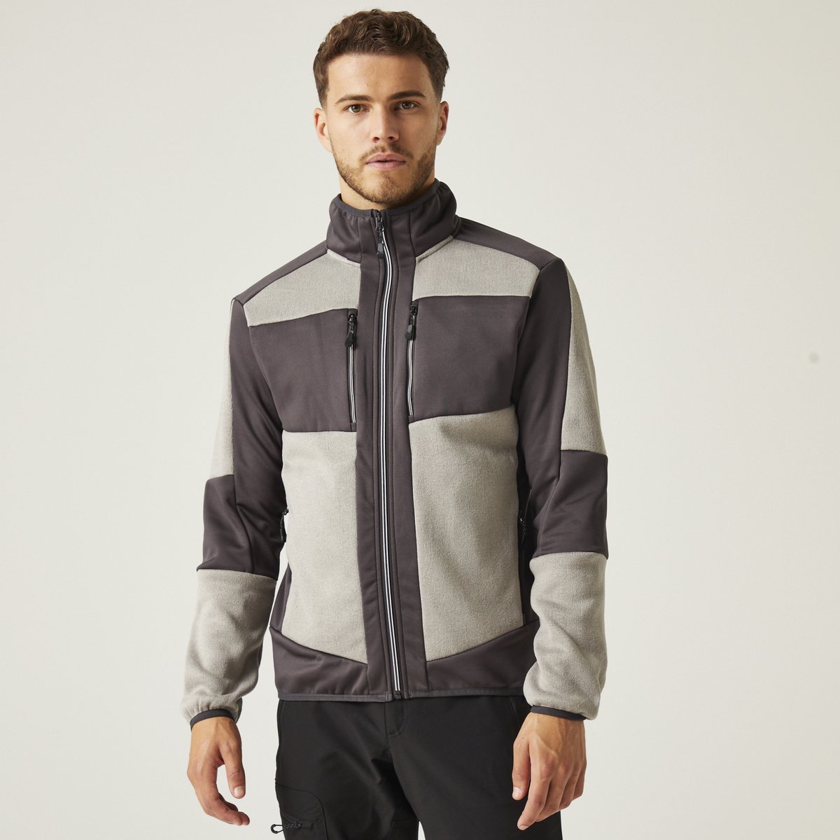 Fleece Hiking Volwassenen E-volve Grijs