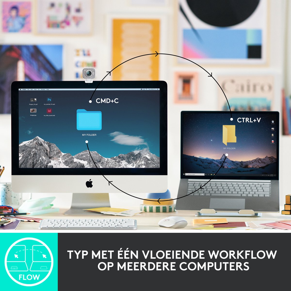 Logitech MX KEYS Mini - Draadloos Bluetooth Toetsenbord - QWERTY ISO - Graphite – foto 7