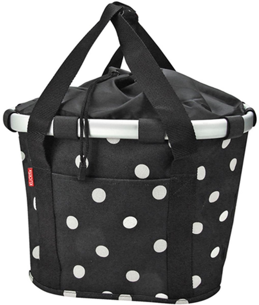 Bol.com Mand reisenthel zwart dots klickfix - ZWART aanbieding