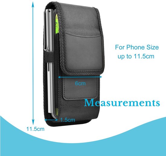 Cadorabo Étui mobile avec clip ceinture adapté pour LG OPTIMUS L7 en NOIR - Étui de protection pratique avec mousqueton Case Cover avec porte-stylo