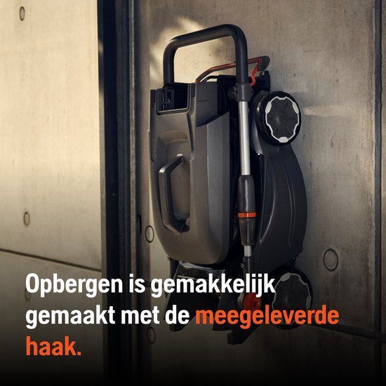 Husqvarna Accu grasmaaier Aspire LC34-P4A, voor 500 m² gazon I elektrische grasmaaier, 30 l opvangbak, 34 cm maaibreedte, compact en opvouwbaar (zonder accu & oplader) van Husqvarna — afbeelding 4