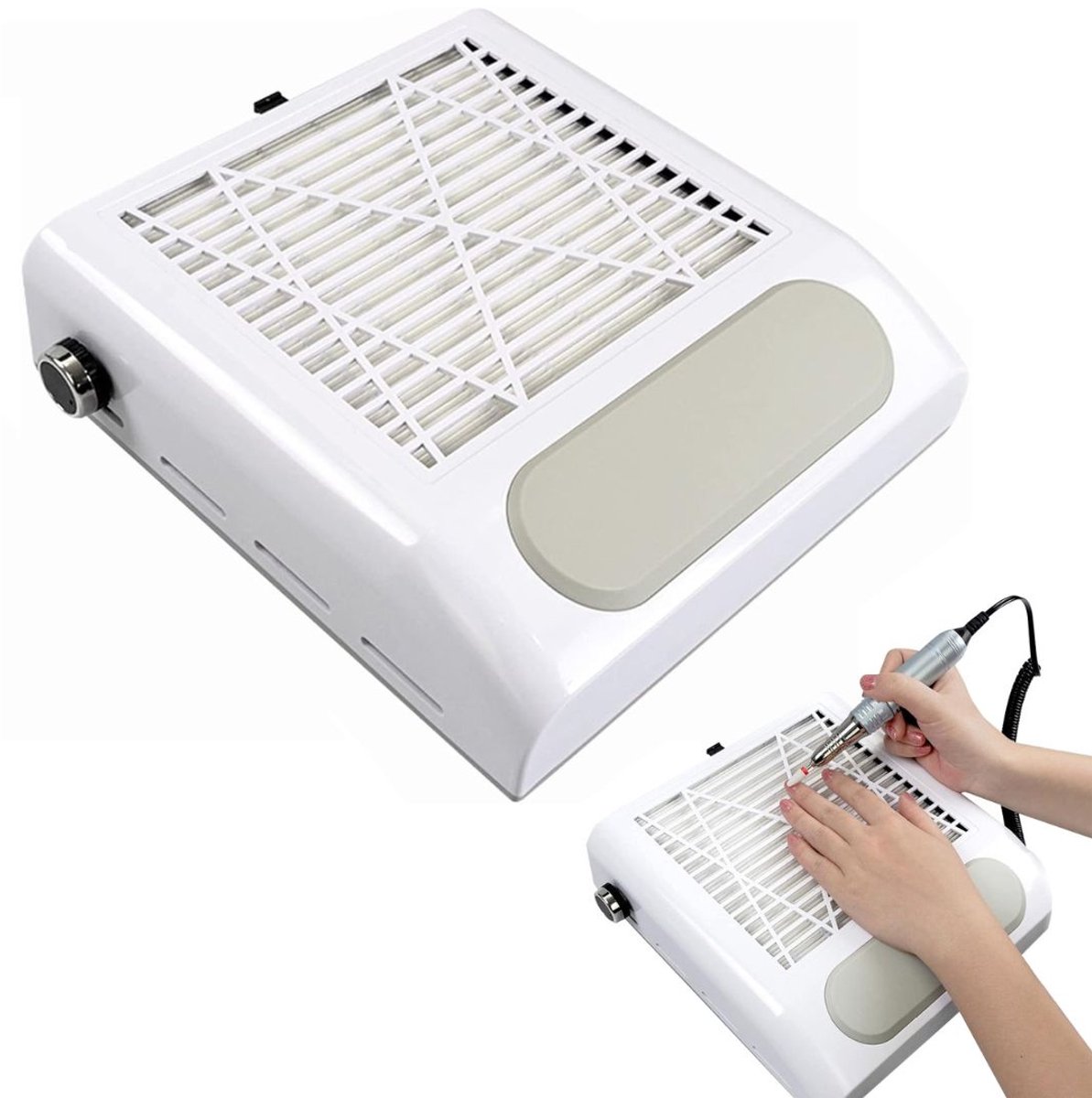 VELTRR® Nagel Afzuiger - Stofafzuiger Nagels - Nageltafel