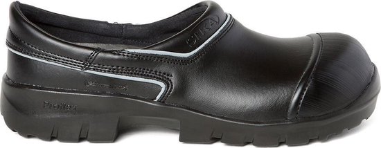 Zwarte Sika Proflex werkklomp met verstevigde neus en profielzool.