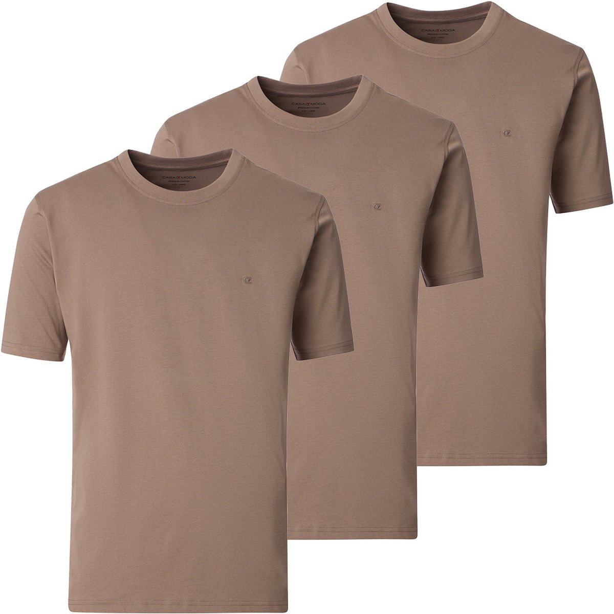 CASAMODA Heren t-shirt 3 pack Basic