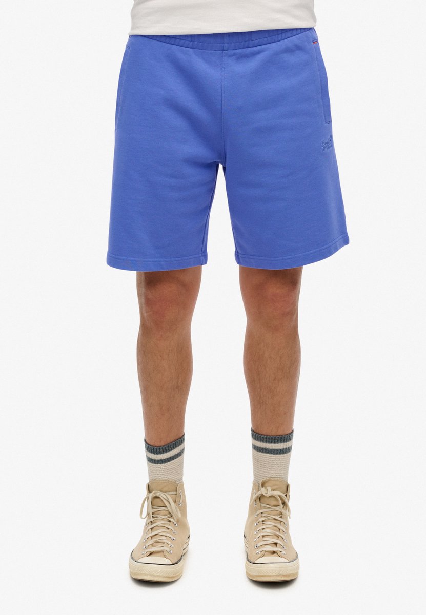 Superdry Essential Logo jersey short Heren Korte broeken Blauw