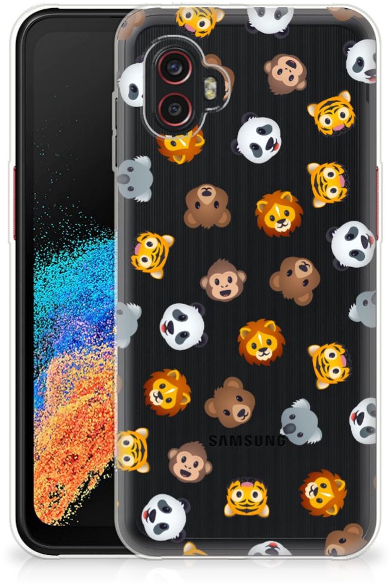 TPU bumper voor Samsung Galaxy Xcover 6 Pro Dieren Emojis