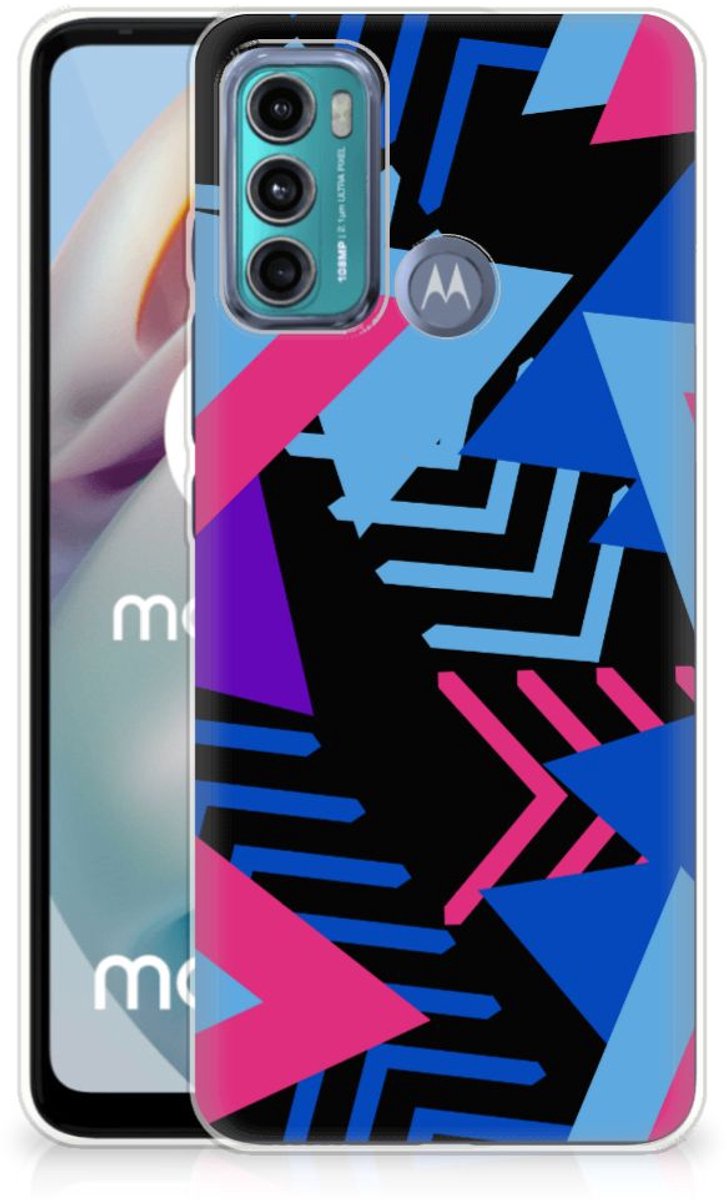 Motorola Moto G60 TPU Hoesje Funky Triangle