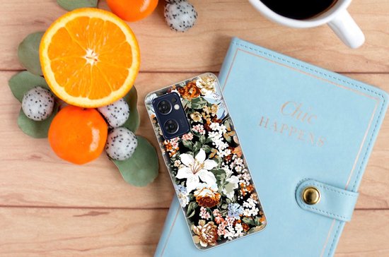 Coque en TPU adaptée à OPPO Reno 7 5G | Trouver des fleurs sombres X5 Lite