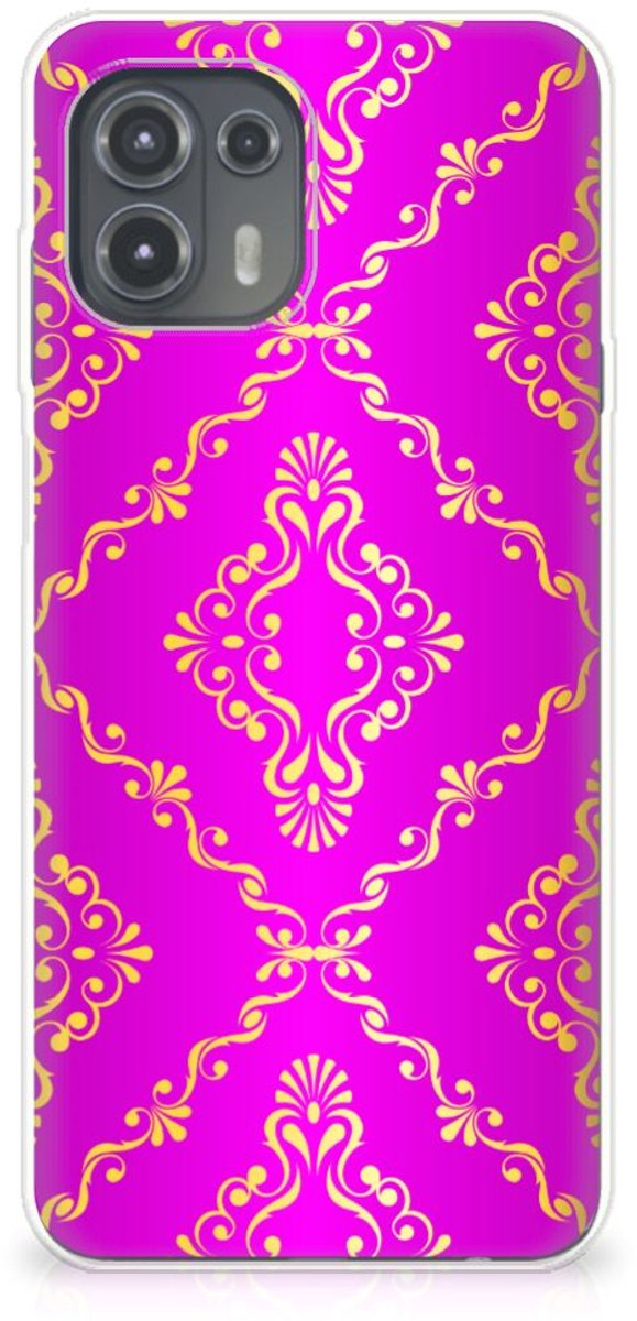 Siliconen Hoesje Motorola Edge 20 Lite Barok Roze