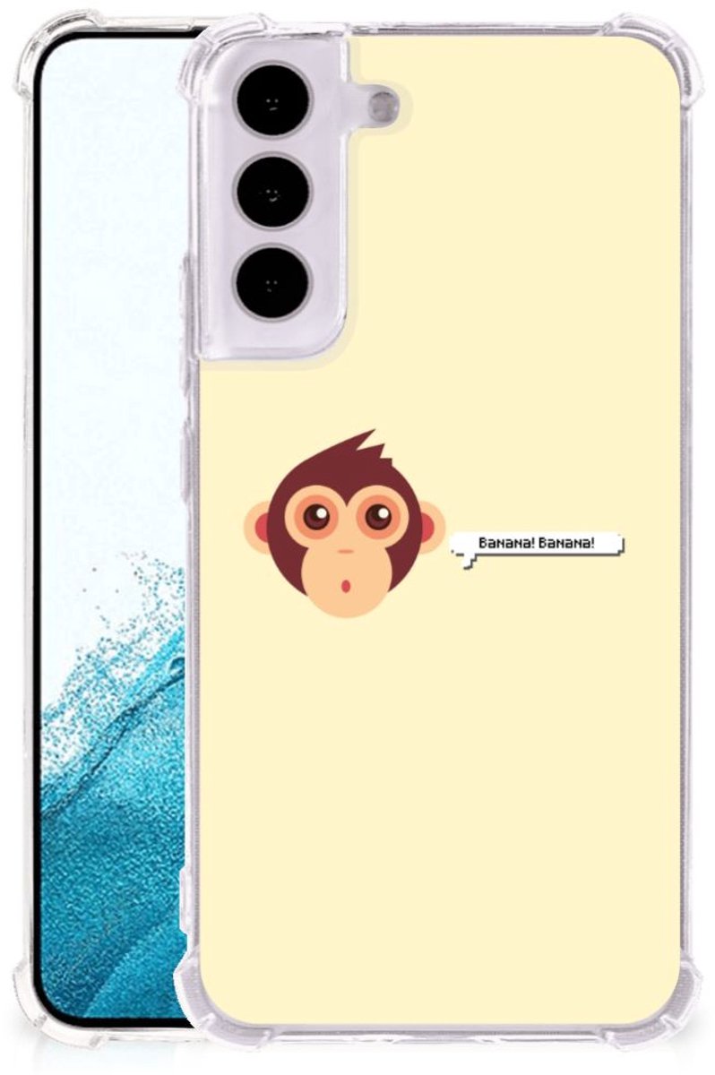 Back Cover voor Samsung Galaxy S22 Stevig Bumper Hoesje Monkey