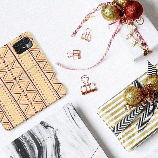 Étui pour téléphone portable Xiaomi Redmi 10 Wallet Bookcase Aztec Yellow