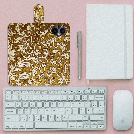 Coque Téléphone OPPO Reno 8 Lite | OnePlus Nord N20 Coque avec pour Baroque Or