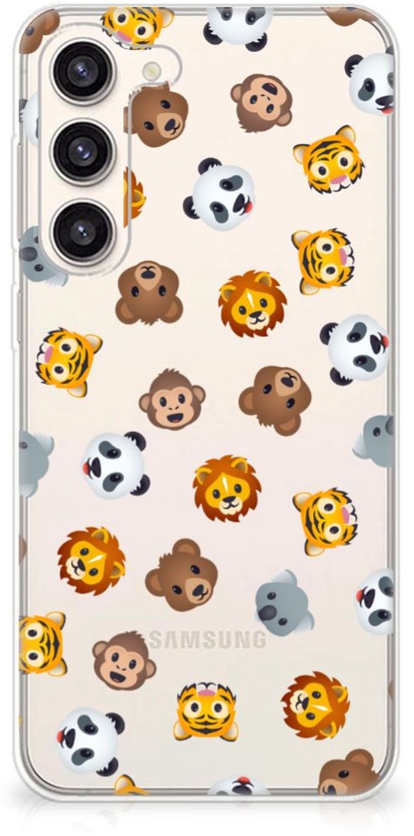 TPU bumper voor Samsung Galaxy S23 Plus Dieren Emojis