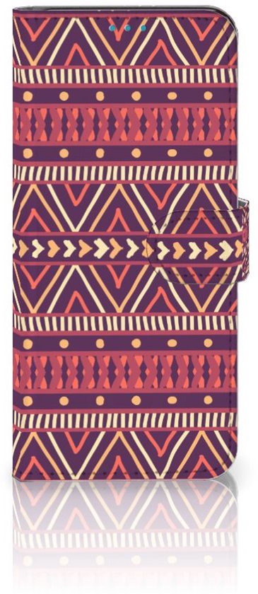 Coque Téléphone Portable Samsung Galaxy A73 5G Bookcase Aztec Violet