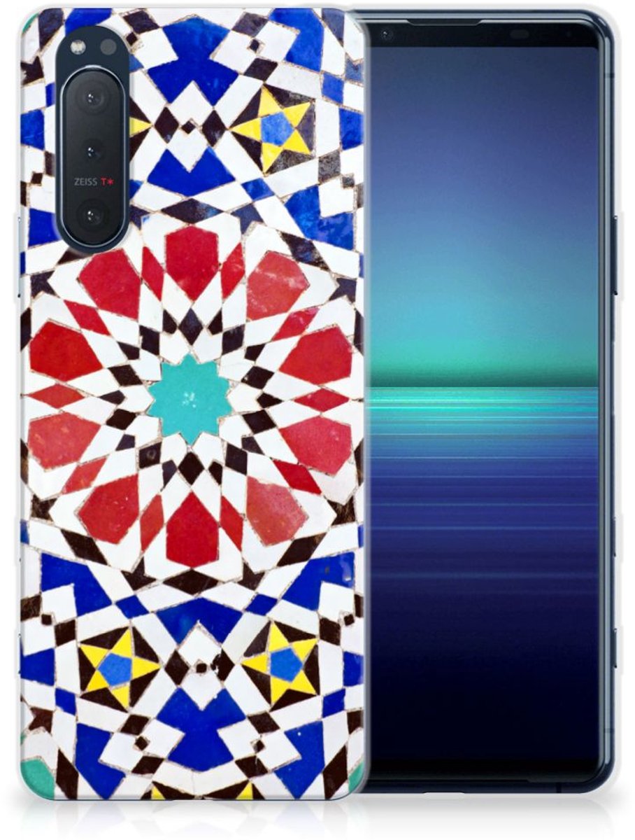 Sony Xperia 5II TPU Siliconen Hoesje Mozaïek