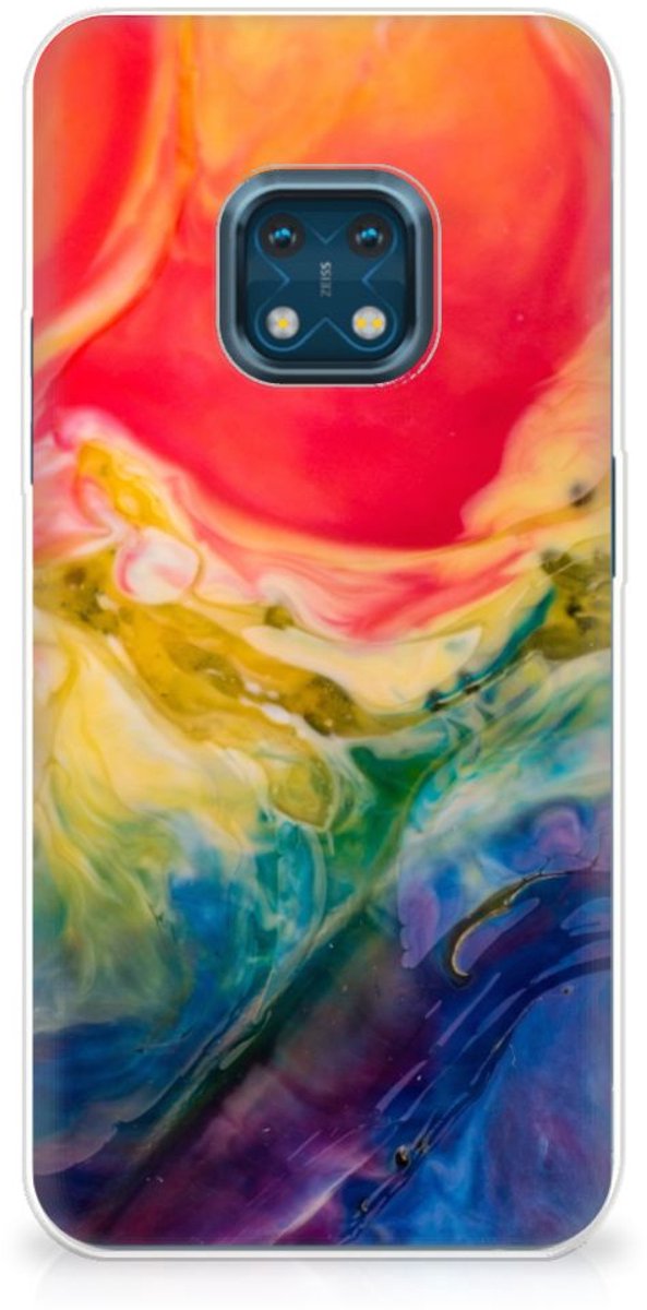 Hoesje maken Nokia XR20 Watercolor Dark