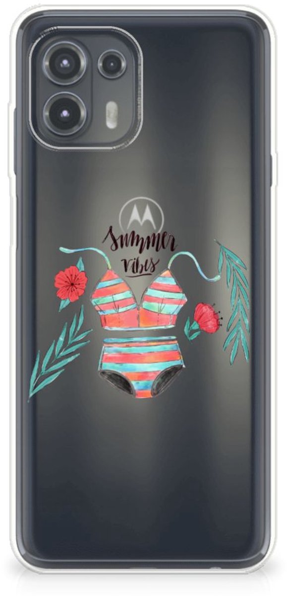 Motorola Edge 20 Lite Telefoonhoesje met Naam Boho Summer