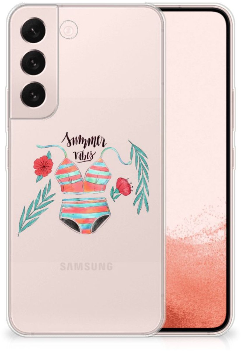 Samsung Galaxy S22 Telefoonhoesje met Naam Boho Summer