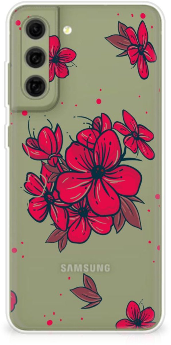 Samsung Galaxy S21FE TPU Case Blossom Red