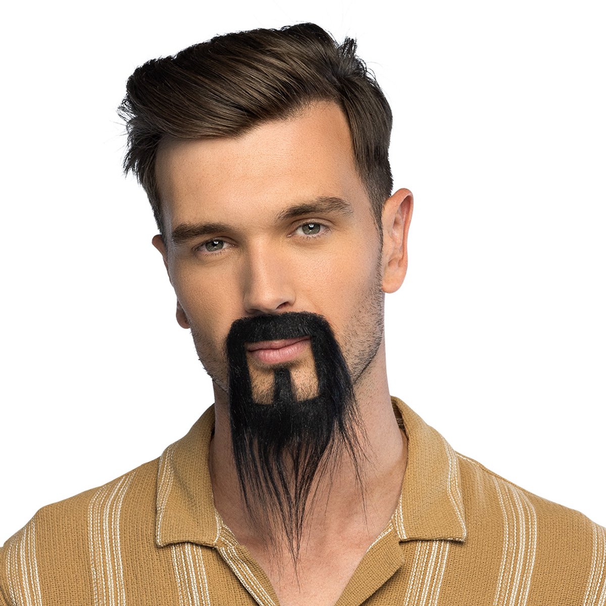 Boland - Baard Fantasy zwart - Volwassenen - Mannen - -