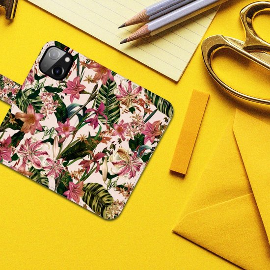 Coque Téléphone Apple iPhone 14 Protection Housse Fleurs