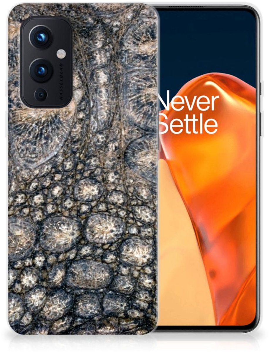 OnePlus 9 TPU Hoesje Krokodillenprint