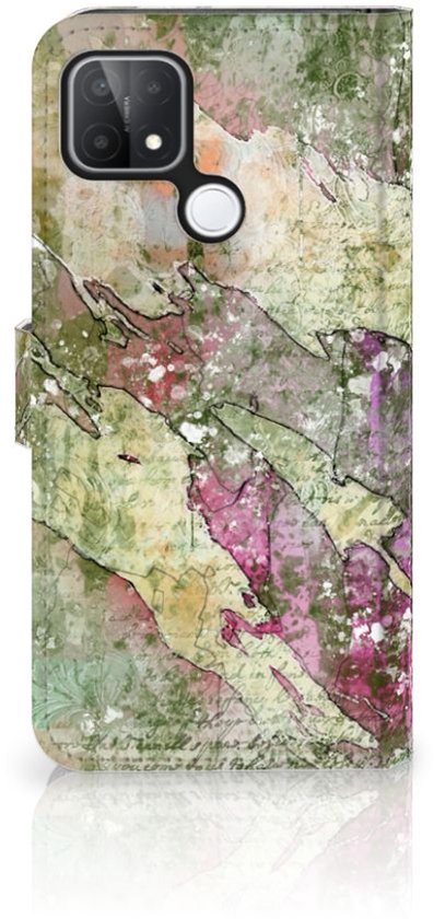 Coque Photo OPPO A15 Coque Téléphone Lettre Peinture