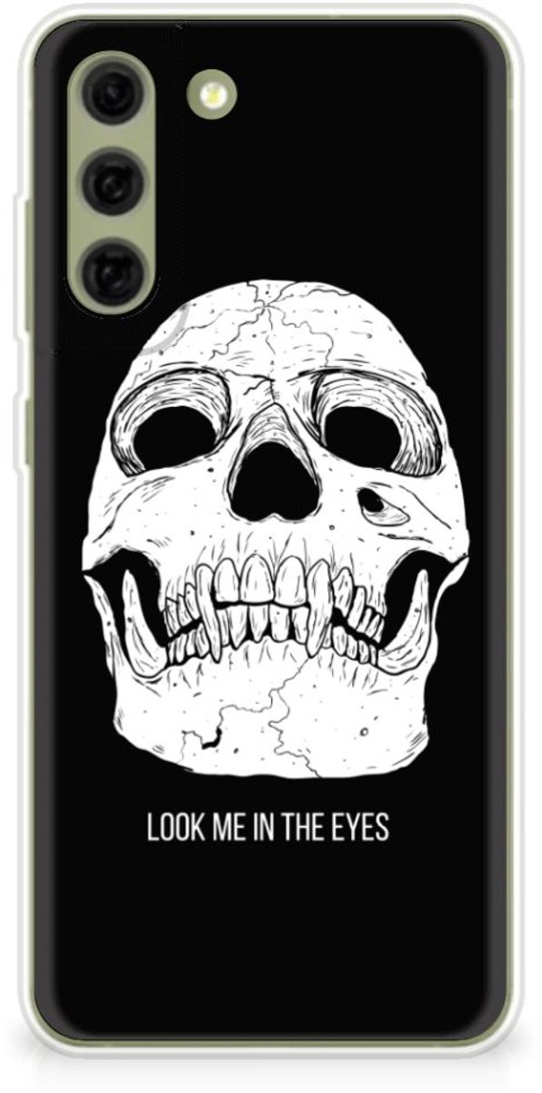 Silicone Back Case Samsung Galaxy S21FE Skull Eyes