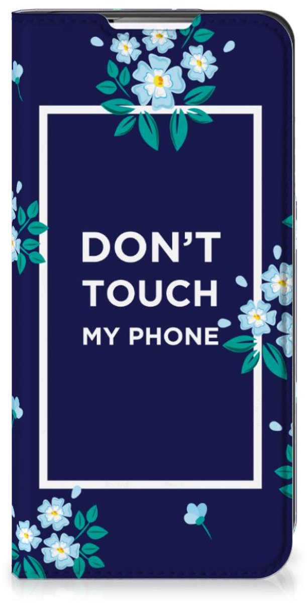Samsung Galaxy S22 Plus Design Case Flowers Blue DTMP