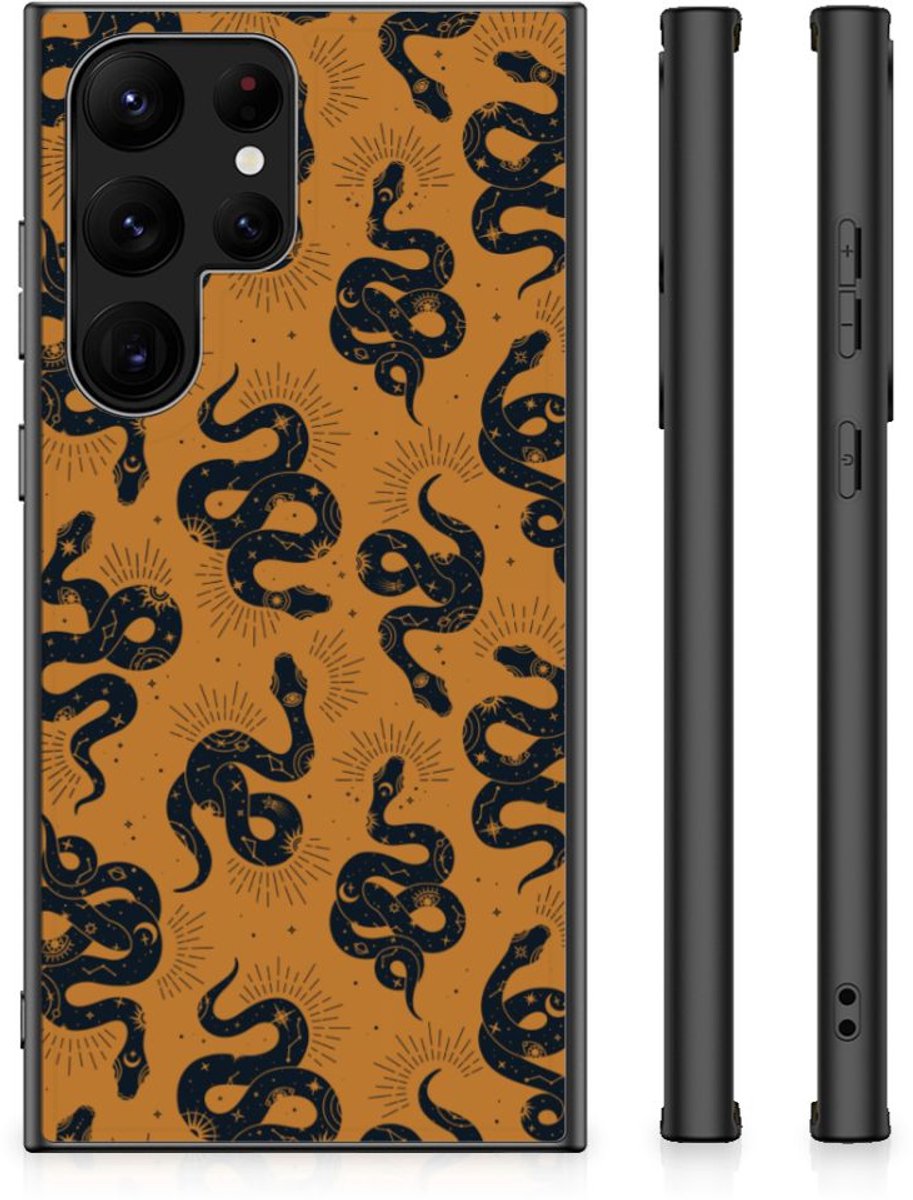 Dierenprint Telefoonhoesje voor Samsung Galaxy S23 Ultra Snakes