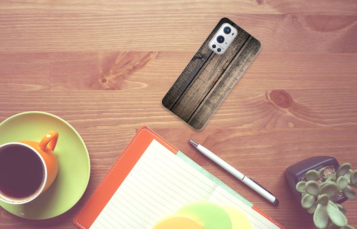 OnePlus 9 Pro Bumper Hoesje Steigerhout