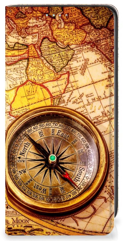 Magnet Case Samsung Galaxy A41 Smart Cover Case Compass