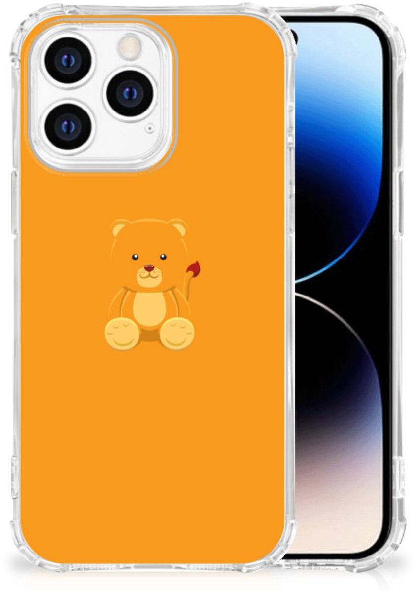 iPhone 14 Pro Stevig Bumper Hoesje Baby Beer