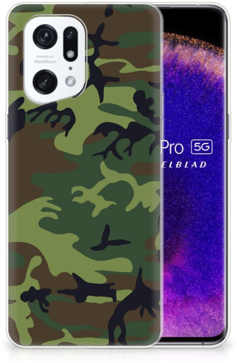 OPPO Find X5 Pro TPU bumper Army Dark