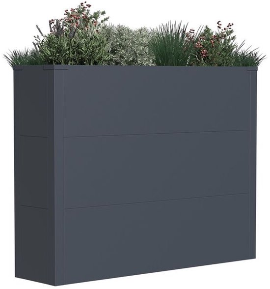 Plantenbak - 100 x 25 x 77 cm - Antraciet