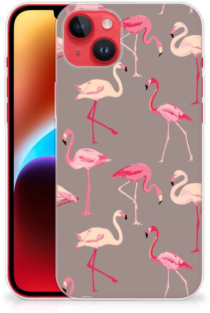 iPhone 14 Plus TPU Hoesje Flamingo