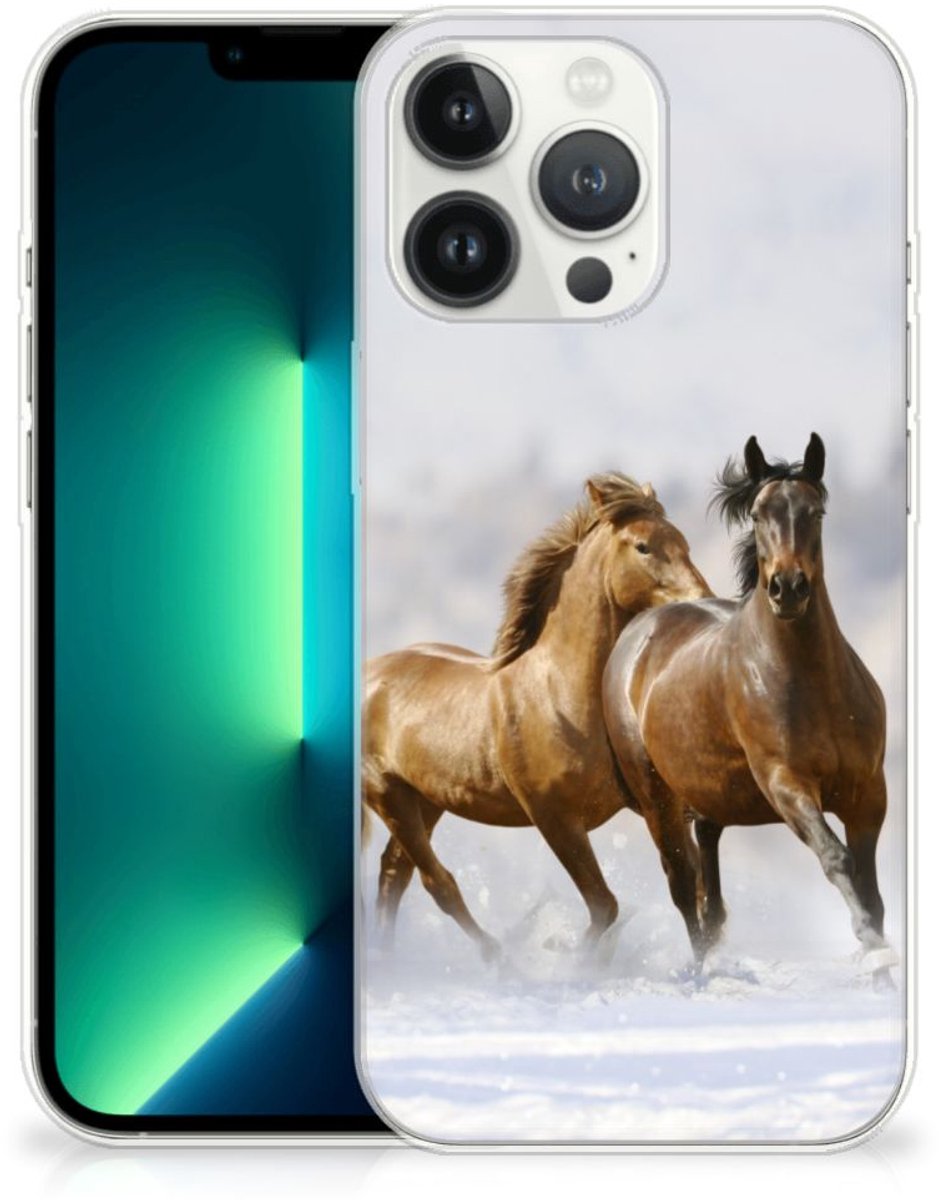iPhone 13 Pro Max TPU Hoesje Paarden