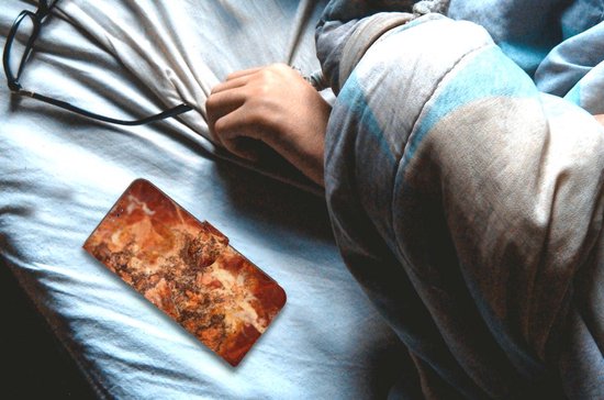 Coque Téléphone OPPO A16 | A16s Coque avec pour Brown Marbre