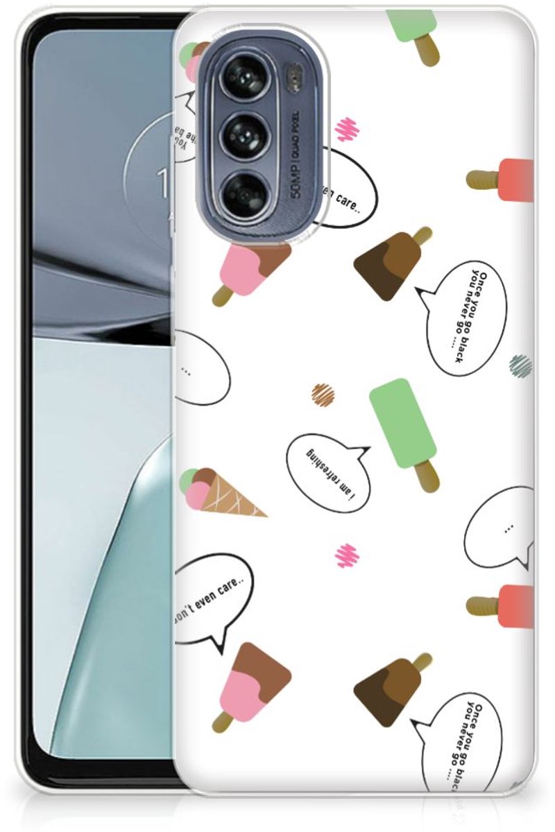 Motorola Moto G62 5G Siliconen Case IJsjes